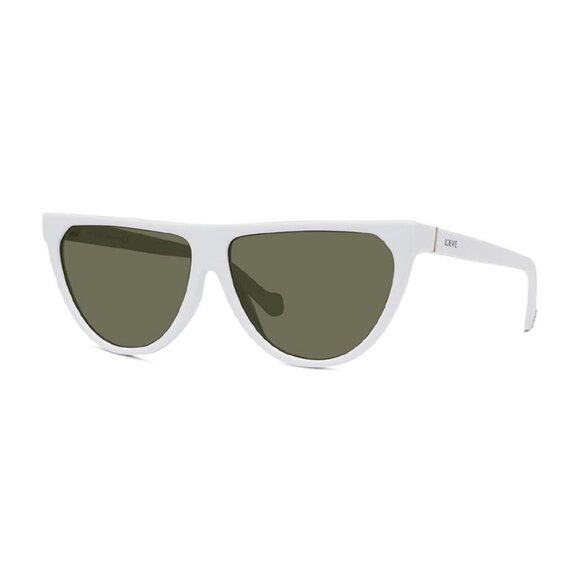 NWT LOEWE SUNGLASSES WOMEN WHITE AVIATOR EYEWEAR LOEWE NEW - Picture 1 of 3